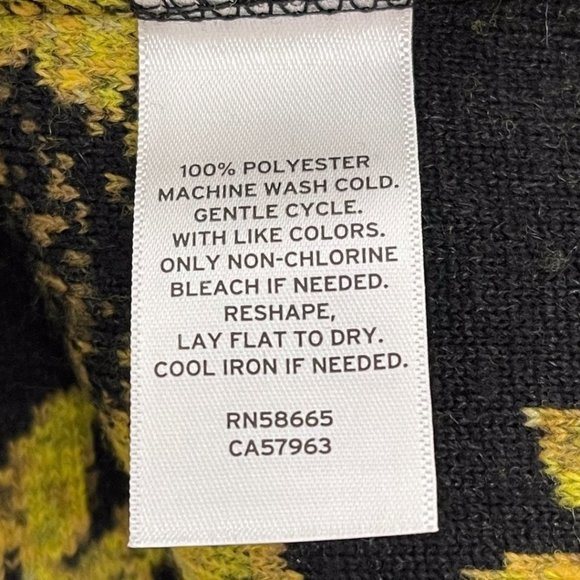 Treasure & Bond Girl's Textured Fleece Sunflower Print Zip Pullover NWT Sz Large - Picture 8 of 9